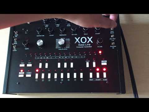 x0xb0x w/ ATOMIC MODS Roland TB-303 Reverse Engineered Clone Acid Bass Line Synthesizer image 8