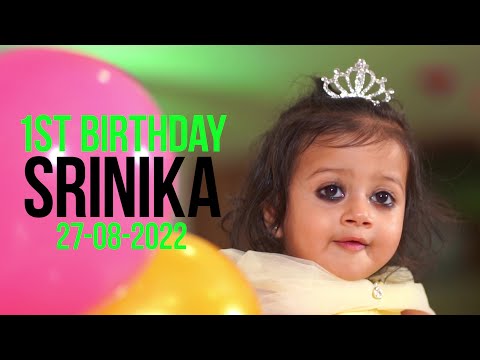 Srinika 1 st Birthday Event Teaser | Candid Studio