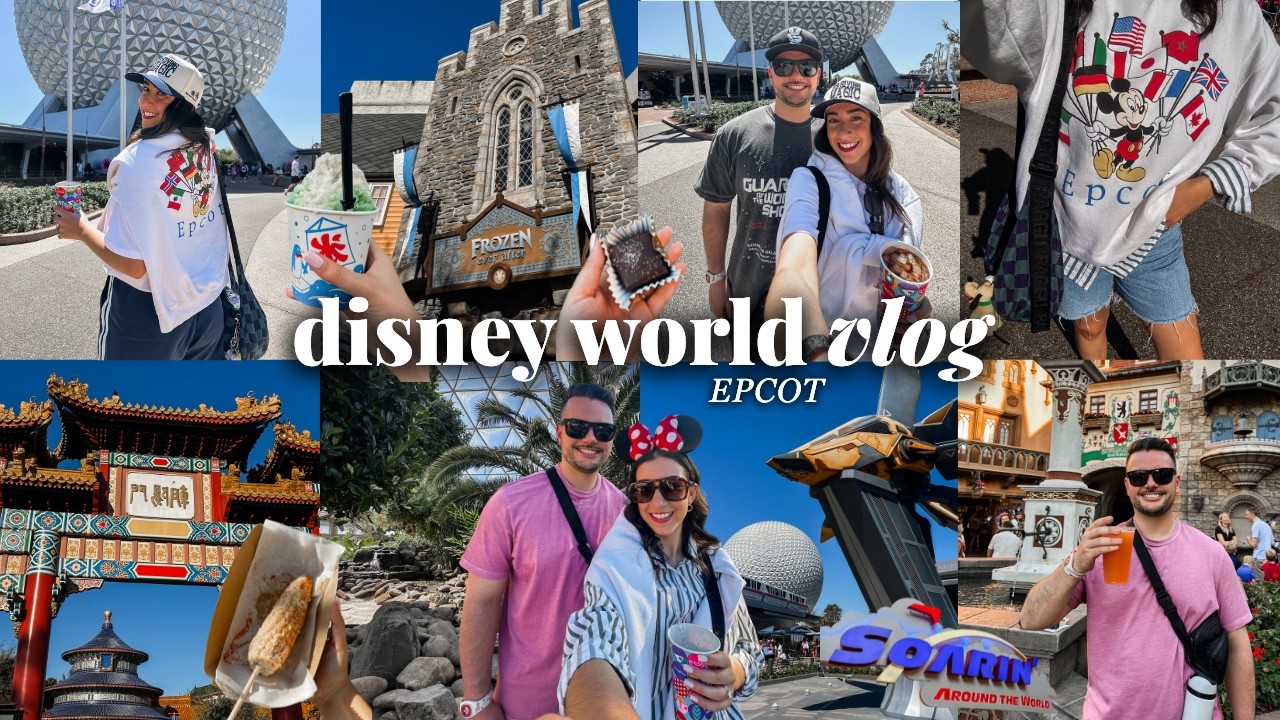 DISNEY WORLD VLOG! Epcot, Guardians, Frozen, World Showcase, Connections Eatery, Le Cellier & more!