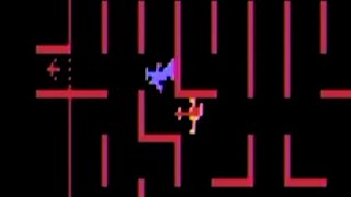 Wizard of Wor Atari 8 Bit Gameplay 400 800 XL XE