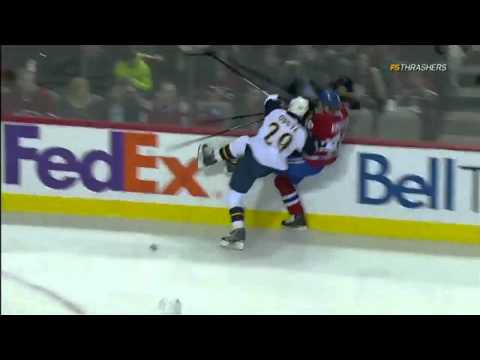 Johnny Oduya slams Andrei Kostitsyn