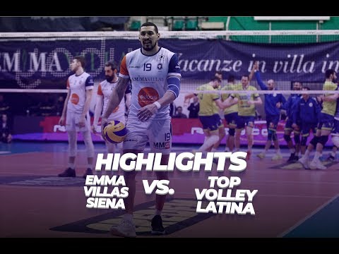 HIGHLIGHTS - Emma Villas Siena VS Top Volley Latina - 4 round 2nd half