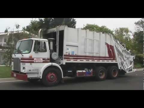 Two ex-NorCal Waste Rear Loaders (Athens Services)