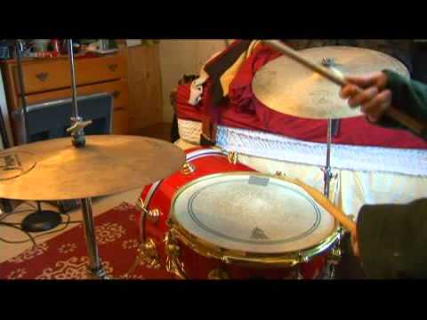 Rock Drum Cymbal Patterns: 16th Notes With 8th Notes Accented on Downbeat
