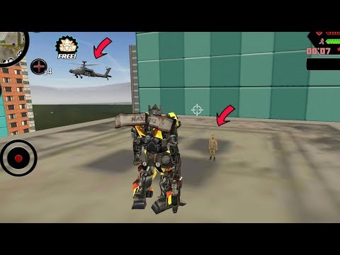 Robot Shark (Transformer Robot Car Goto Army Mission) Helicopter Robot Racing - Android Gameplay HD