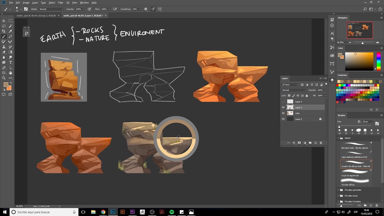 07/09 Earth — Illustration: Master the Four Elements_ENG