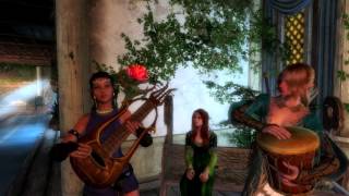 skyrim review of mods: Мод барда Playable Instruments Battle Lute
