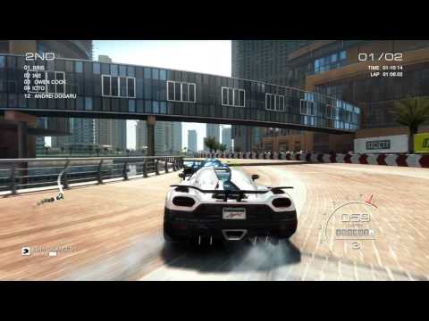 Grid Autosport PC [HD]: Fully Upgraded Koenigsegg Agera R gameplay in Dubai Al Sufuoh Strip