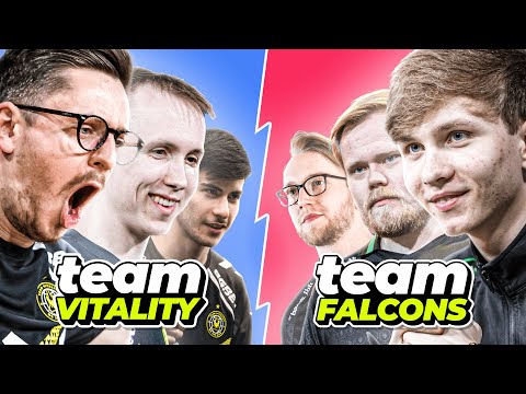 Team VITALITY vs Team FALCONS on FACEIT with Utility Guide, Multi POV and Voice Comms (Dust2)