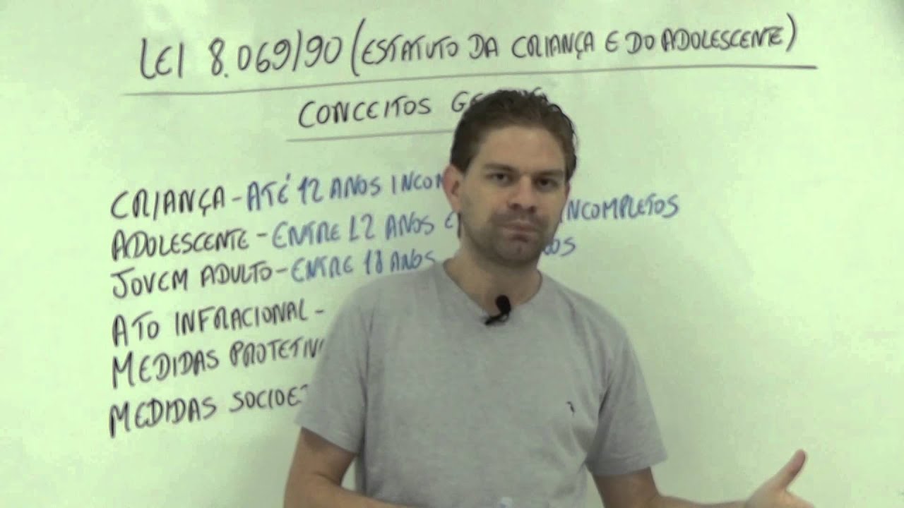 Lei 8.069/90 (ECA) - Introdução e Conceitos Gerais - Curso de Leis da Educação