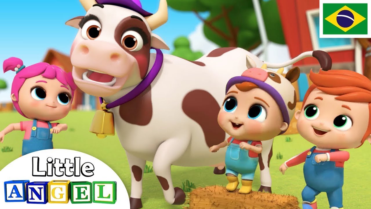 A Vaca Maru! 🐄 | 👒 Clássico Infantil | Canal do Joãozinho - Little Angel Português