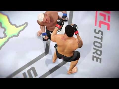 EA Sports UFC 2 KO Mark Hunt KOs Fabricio Werdum