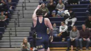 Highlights: TOP 2 heavyweight wrestlers in Michigan meet on the mats