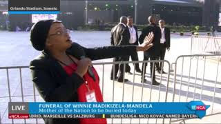 eNCA&#39;s Siki Mgabadeli has the latest on Winnie Mandela funeral