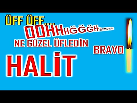 İyi ki Doğdun Halit İsme Özel Komik Doğum Günü Şarkısı