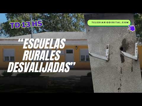 🚨 Desvalijaron una escuela rural: se llevaron hasta los inodoros y suspendieron las clases