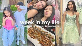 week in my life: back to my home town, quince planning + more ❤︎︎