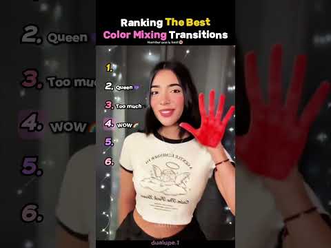 Ranking The Best Color Mixing Transitions