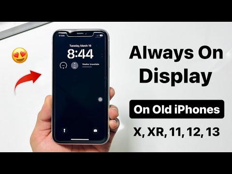 Enable Always on Display on any iPhone X, XR, 11, 12, 13