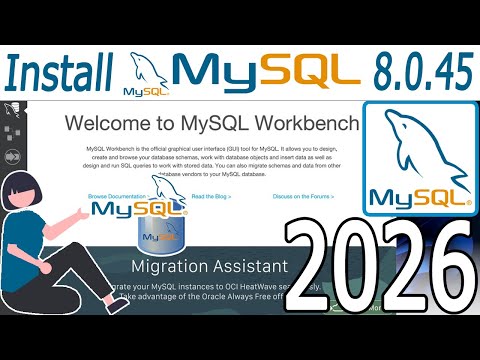 How to install MySQL 8.0.45 Server and Workbench latest version on Windows 10/11 [ 2026 Update ]