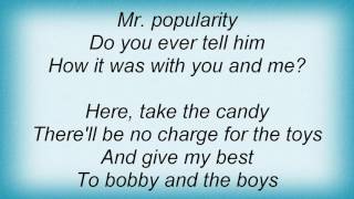 Roy Orbison - Bobby And The Boys Lyrics