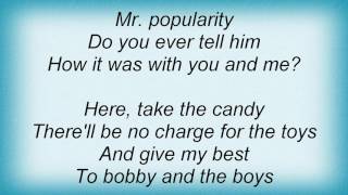 Roy Orbison - Bobby And The Boys Lyrics