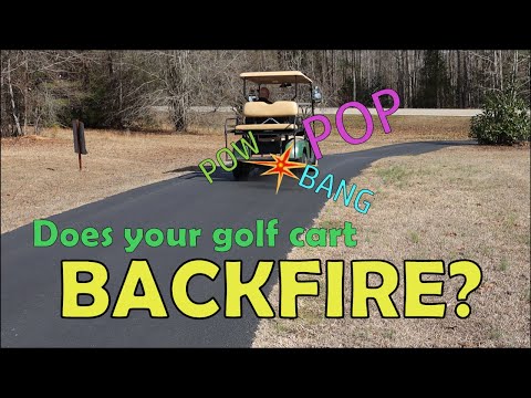 How to FIX a Backfiring Golf Cart