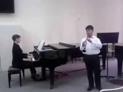 VIEILLE CHANSON-Robert Cleris and itroduction et rondo serge lance play Rikardo Huna clarinet