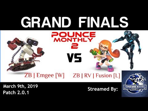 Pounce Monthly #2 - Emgee (ROB) [W] vs Fusion (Inkling, Dark Samus) [L] - Grand Finals