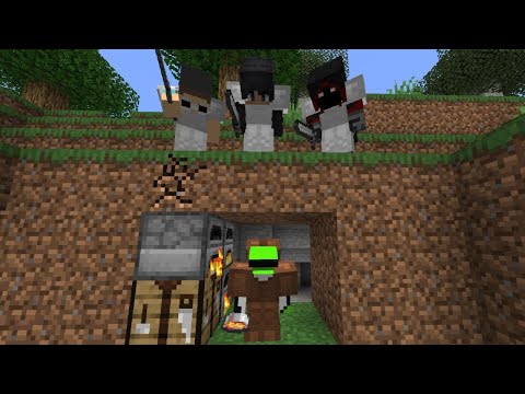 Minecraft Speedrunner VS 3 Hunters GRAND FINALE