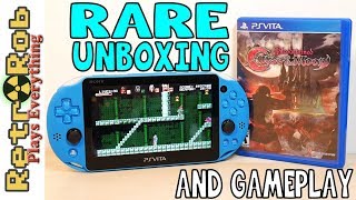 Rare PS Vita Game Bloodstained: Curse of the Moon Unboxing and Impressions