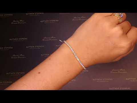 #102247 | T3.00ct | LG Diamond Tennis Bracelet | 9ct Yellow Gold