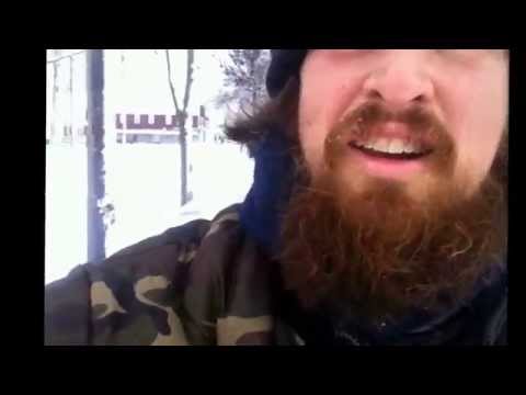 Selfie after Major Snowfall, Interrupted by Fire Trucks, Rice Lake, WI