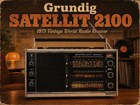 GRUNDIG SATELLIT 2100 Rare Vintage Radio World Band Receiver image 5