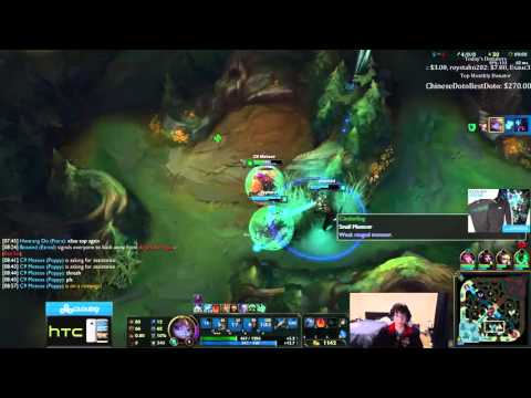 C9 Meteos | Poppy vs Nidalee Jungle | S6 Challenger