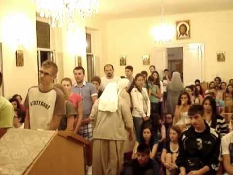 Intc 2012 - Liturghie in Oradea inainte de plecare