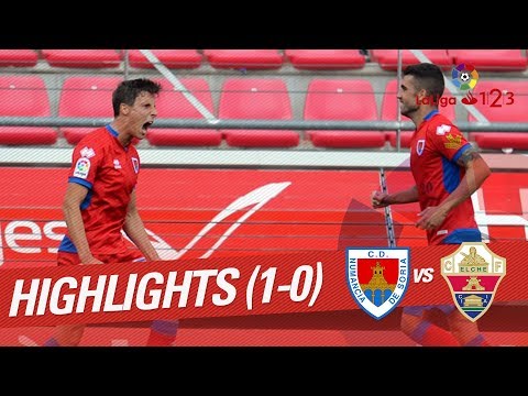Resumen de CD Numancia vs Elche CF  (1-0)