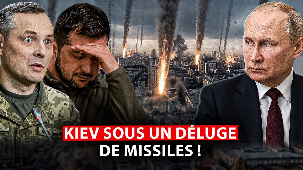 Bombardement massif, Kiev n'a aucun répit.