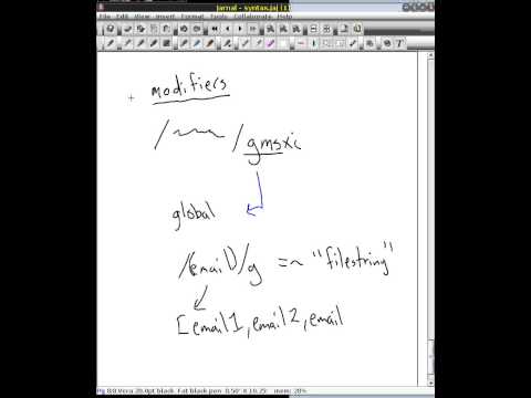 Regex modifiers (part 1)