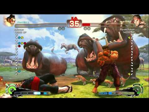 Kiryu Tsukimiya [Guy] vs TOMANEKO [Guy] SSF4 Japanese Online Ranked Matches - TRUE-HD