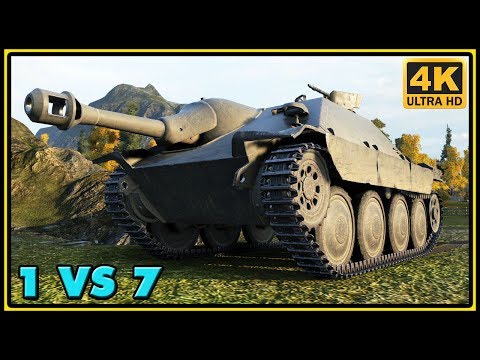 Hetzer - 12 Kills - 2,7K Damage - 1 VS 7 - World of Tanks Gameplay