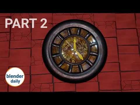 How to build an analog clock in Geometry Nodes | Blender Geonodes Daily, tip 70, part 2/3