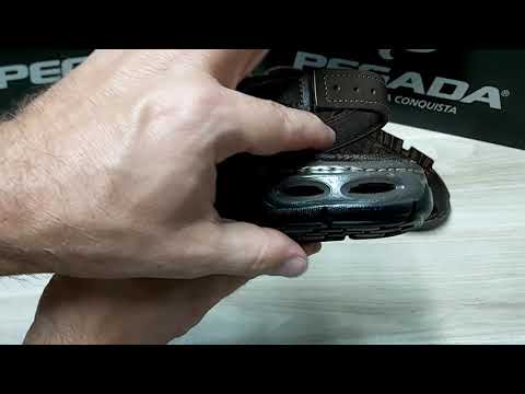 Ipiranga Calçados , sandália Masculina Pegada em couro.