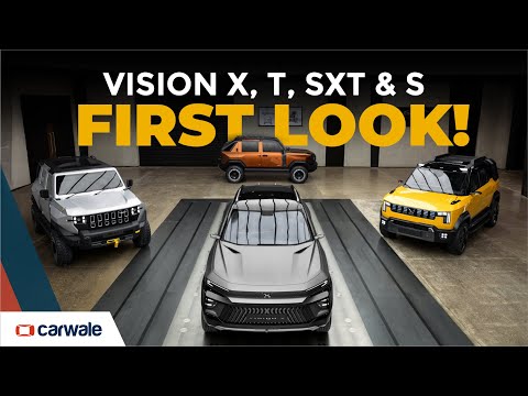 Mahindra Vision X, T, SXT & S Walkaround | All New Concepts 2025 | CarWale
