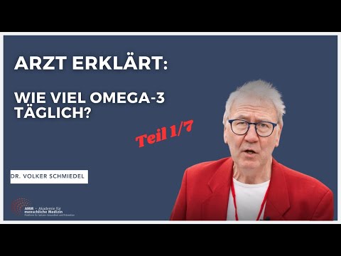 Arzt erklärt: Wie viel Omega3 brauche ich täglich? Mit Dr. Volker Schmiedel