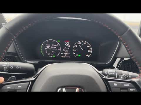 2023 Honda CRV Hybrid Sport Touring acceleration and sound | CarCounsel Drive Mode Review
