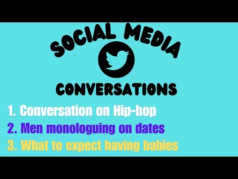 Twitter Convos: Hip-hop, Men monologuing, Expectations after babies