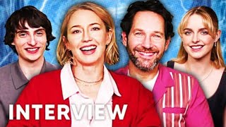 Ghostbusters Frozen Empire Interview: Paul Rudd, Carrie Coon, McKenna Grace, and Finn Wolfhard