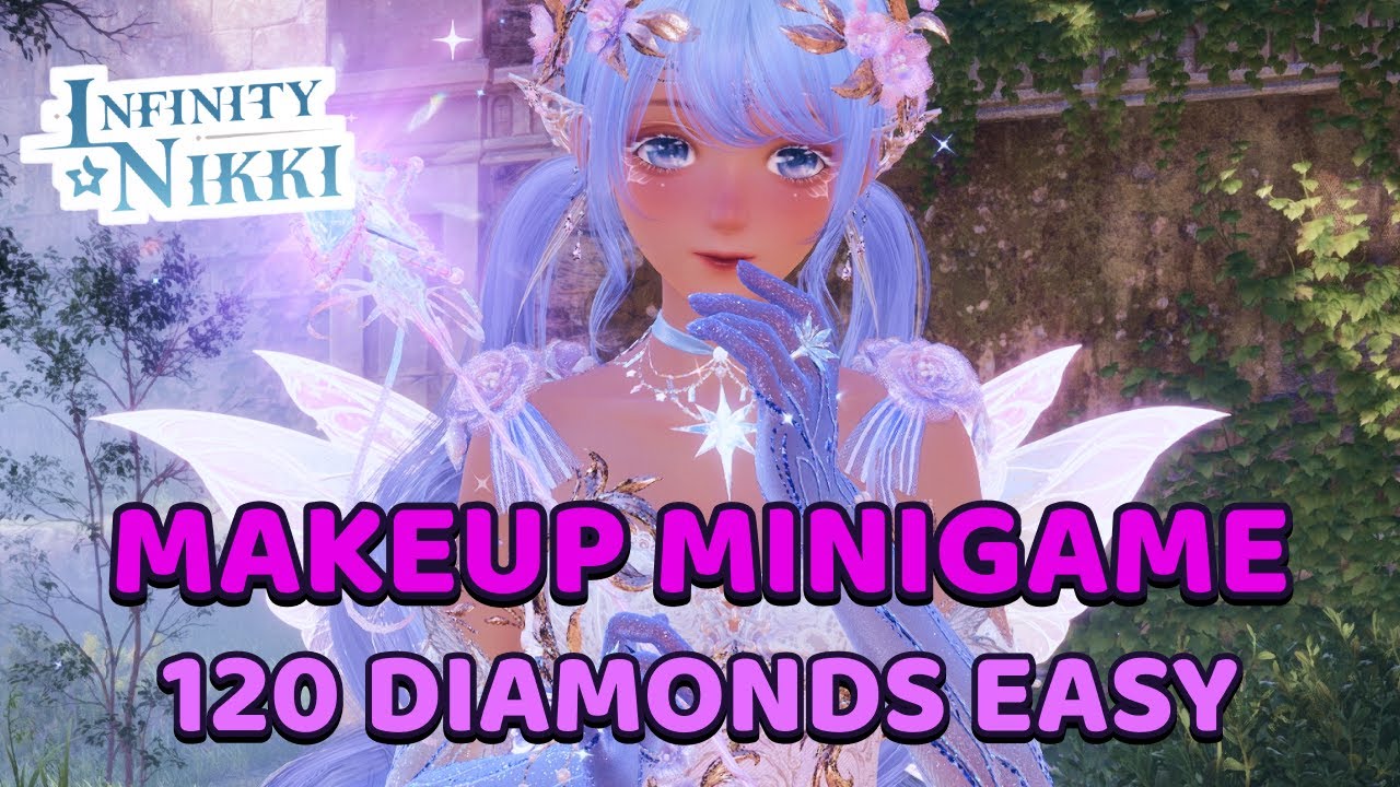 HIDDEN Makeup powder mini game // Get 120 diamonds quick and easy 💜🔮 Infinity Nikki Guides