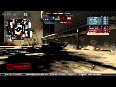 Optic Gaming  vs Faze Red  COD CHAMPS 2015 Game 3
